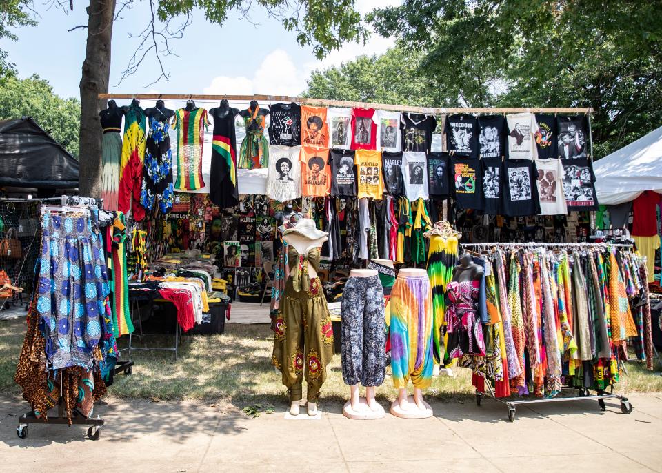 The 2021 Africa in April festival hosted dozens of vendors with products from throughout the African diaspora.