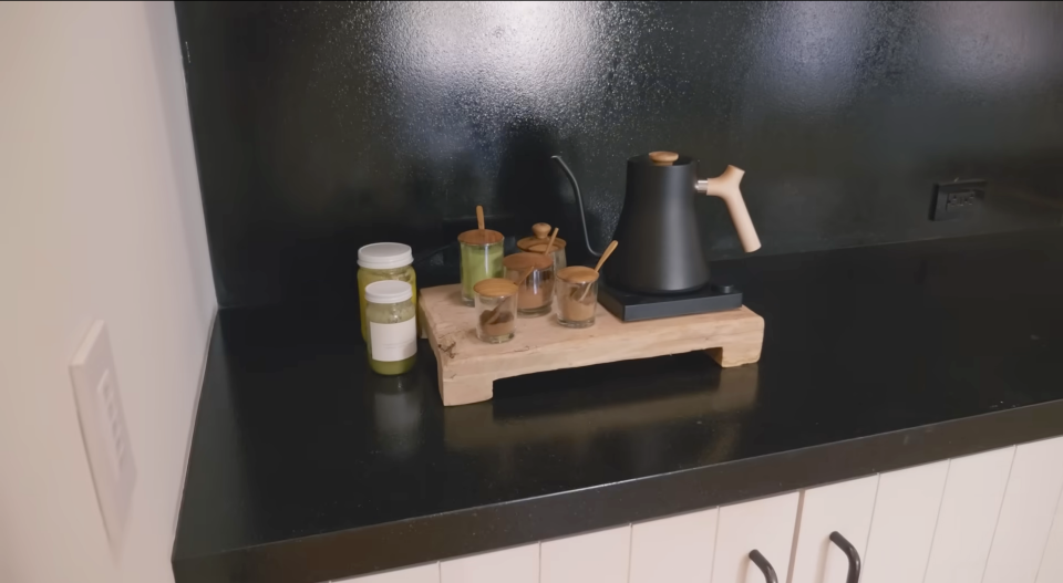 Travis's matcha station