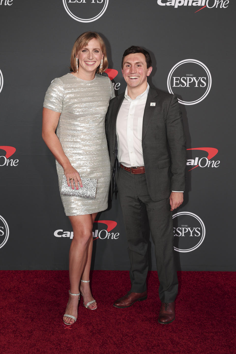 Katie Ledecky and Michael Ladecky at The 2022 ESPYS held at the Dolby Theatre on July 20, 2022 in Los Angeles, California, USA. - Credit: Variety