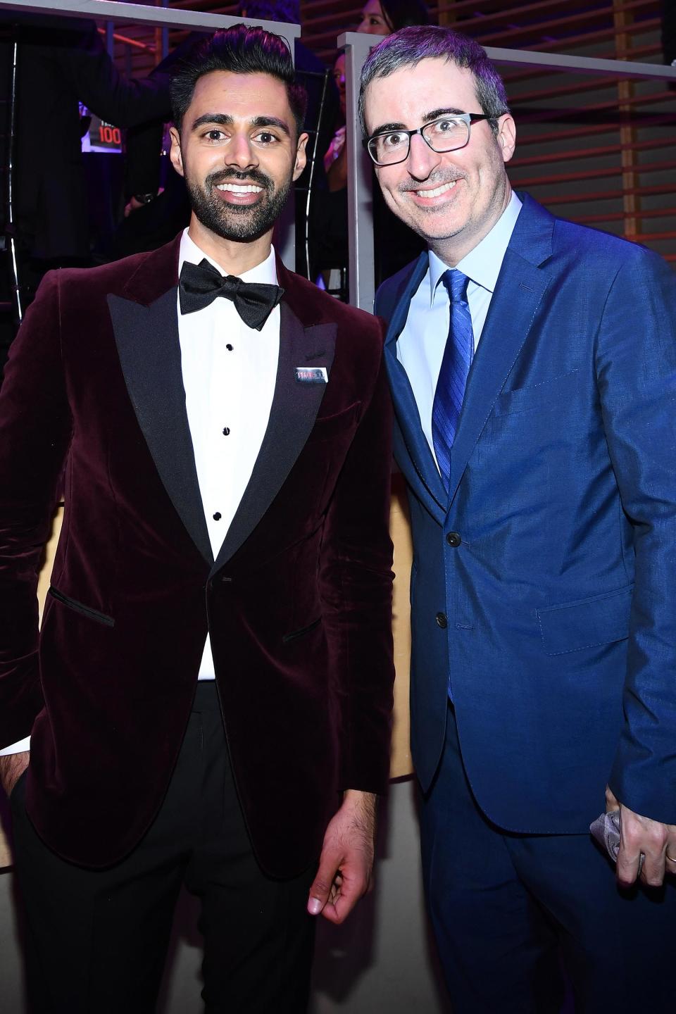 Hasan Minhaj and John Oliver