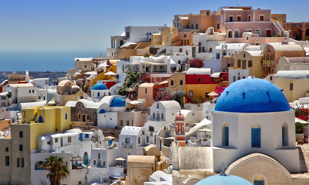 <span>A dream break on a Greek island can become a nightmare if your accommodation turns out not to exist.</span><span>Photograph: NurPhoto/Getty Images</span>