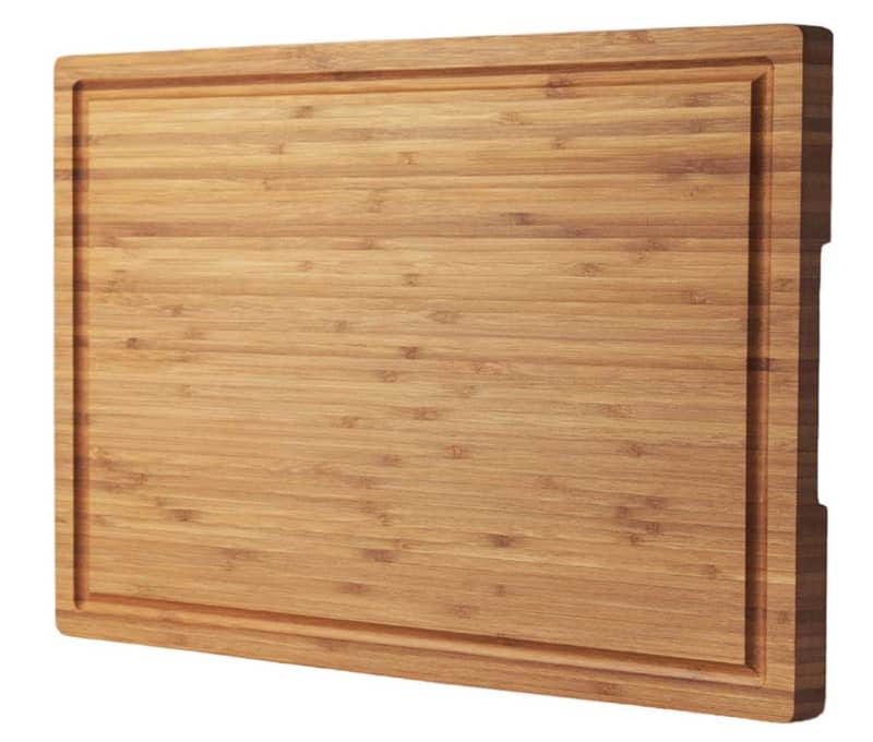 Bamboo Wood Cutting Board, 18"