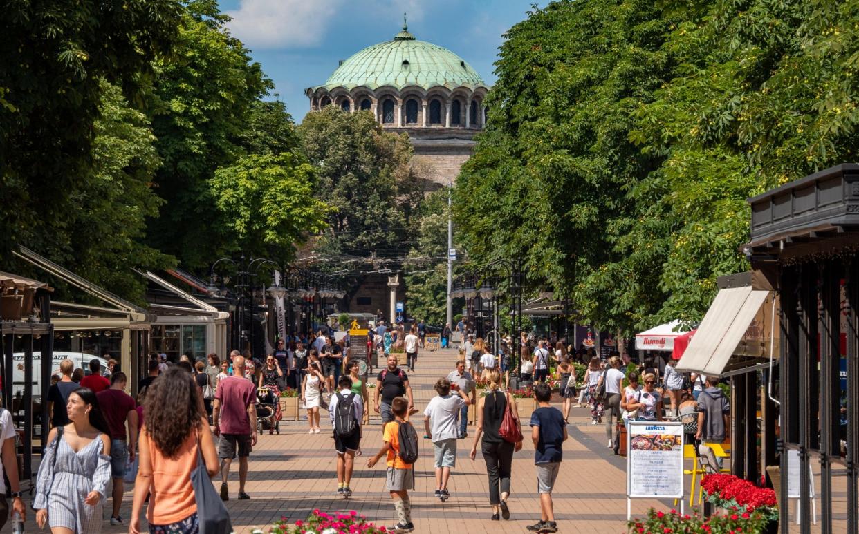 Vitosha Boulevard, Sofia, Bulgaria