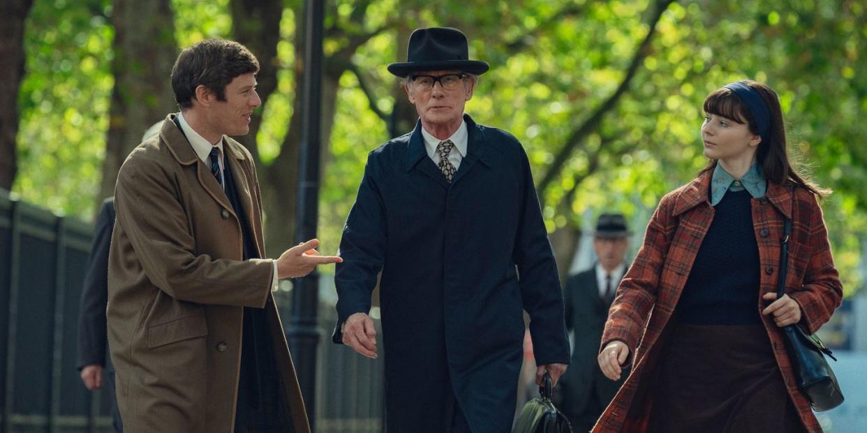 james norton, bill nighy, thomasin mckenzie, joy movie