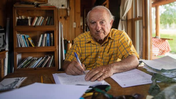 PHOTO: Patagonia founder Yvon Chouinard is shown at home in Wyoming. (Patagonia via ZUMA Press)