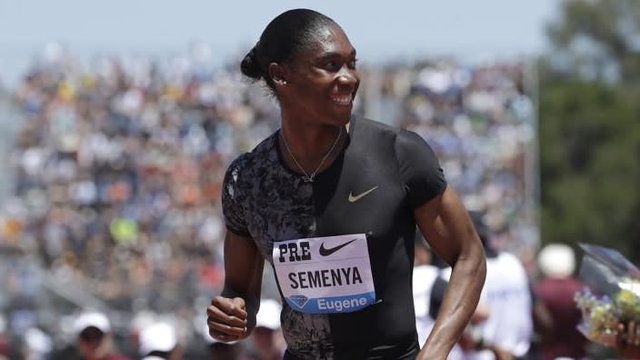 South African runner Caster Semenya is heading into this year’s world championships with virtually no chance to win. (Photo: Jeff Chiu/AP, File)