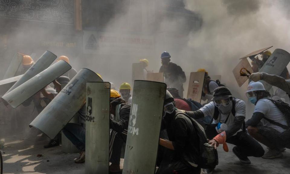 <span>Photograph: Hkun Lat/Getty Images</span>