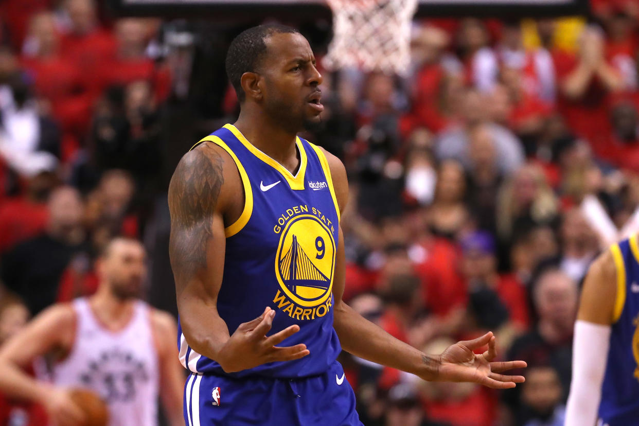 Andre Iguodala appears stuck with the rebuilding Grizzlies whether he like it or not. (Getty)