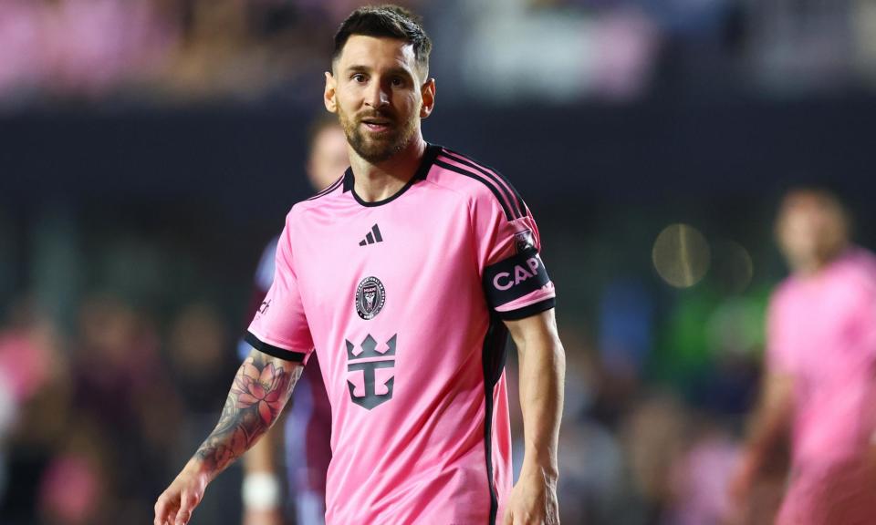 <span><a class="link " href="https://sports.yahoo.com/soccer/players/372884/" data-i13n="sec:content-canvas;subsec:anchor_text;elm:context_link" data-ylk="slk:Lionel Messi;sec:content-canvas;subsec:anchor_text;elm:context_link;itc:0">Lionel Messi</a> scored on his return from injury in a 2-2 draw against <a class="link " href="https://sports.yahoo.com/soccer/teams/colorado/" data-i13n="sec:content-canvas;subsec:anchor_text;elm:context_link" data-ylk="slk:Colorado Rapids;sec:content-canvas;subsec:anchor_text;elm:context_link;itc:0">Colorado Rapids</a> on Saturday. </span><span>Photograph: Megan Briggs/Getty Images</span>