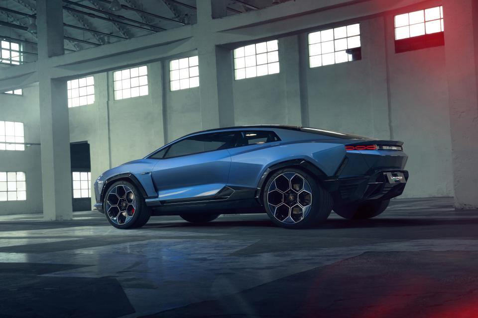 O conceito Lamborghini Lanzador EV (Crédito: Lamborghini)