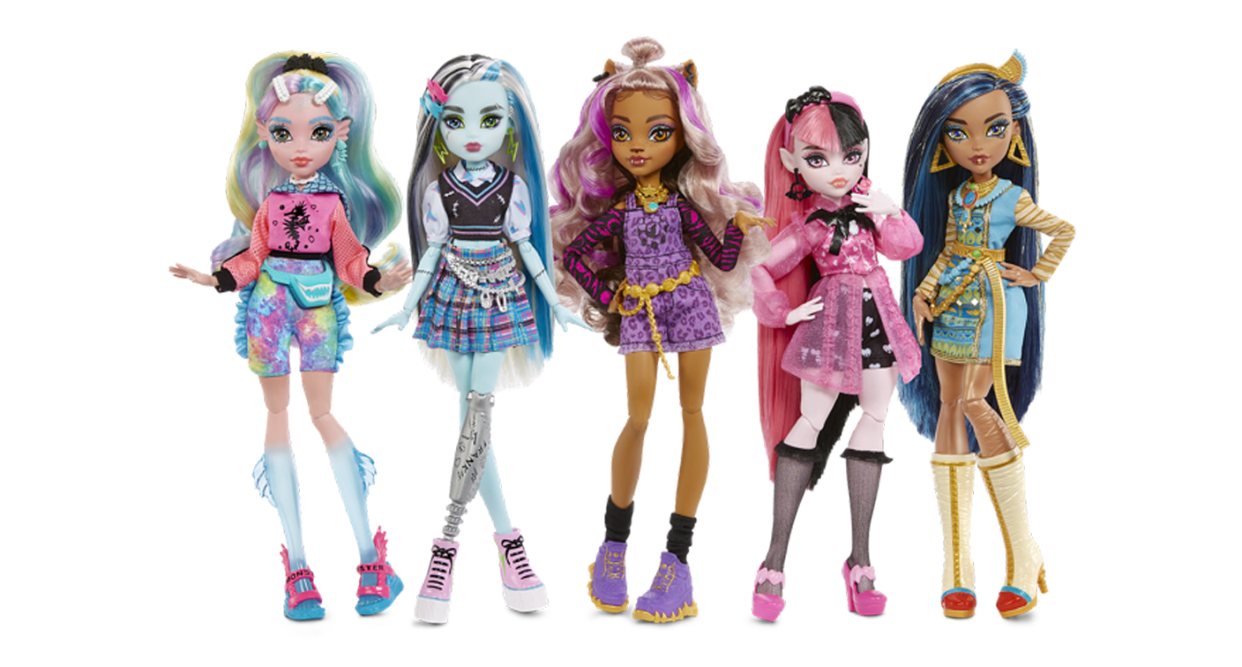 Mattel has announced a revamp of its Monster High doll collection. The new dolls will include diverse stories and body types. (Photo: Mattel)