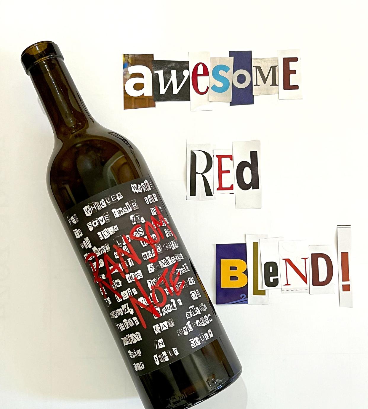 Ransom Note red blend from Columbia Valley has captivating rich black fruit flavors.