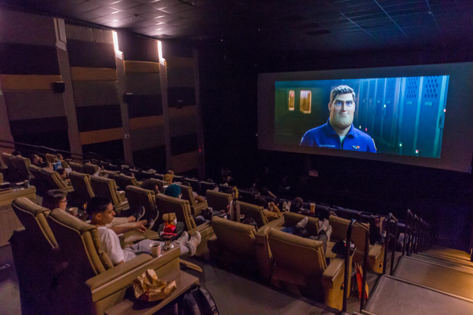 ***ARQUIVO***SÃO PAULO, SP, 15.05.2022 - Vista interna de uma das salas de cinema Cinesystem, no shopping Morumbi, em São Paulo. (Foto: Ronny Santos/Folhapress)