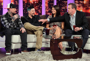 Benji Madden, Joel Madden, Casey Wilson and Eric Stonestreet | Photo Credits: FoxTel