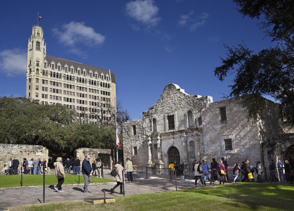 The Alamo in San Antonio, Texas