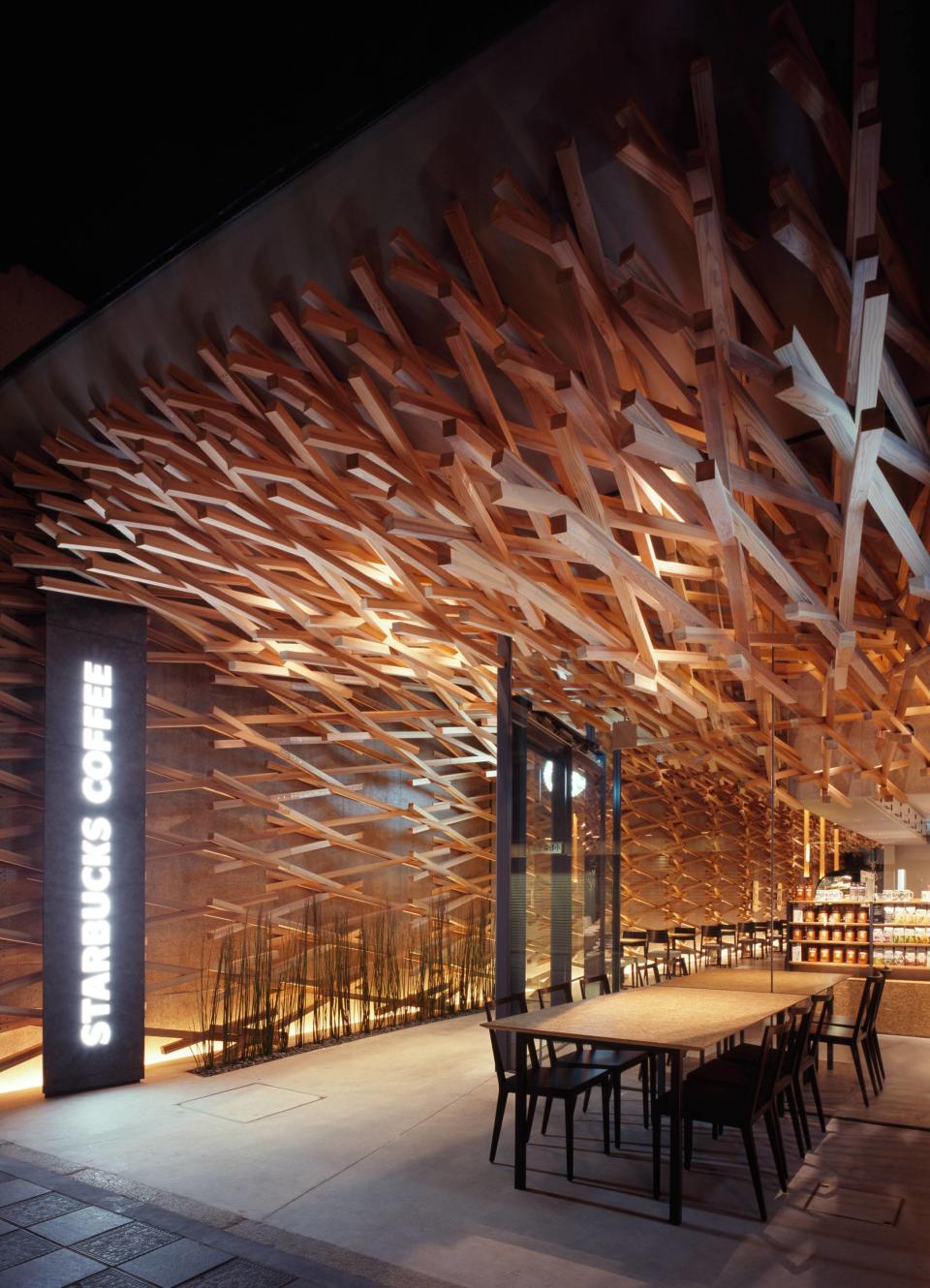 Kengo Kuma designs the world's most peaceful Starbucks