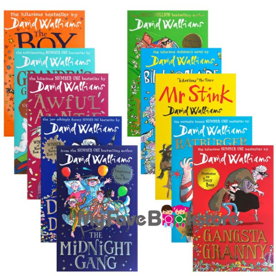 The World of David Walliams Books. (Photo: Shopee SG)