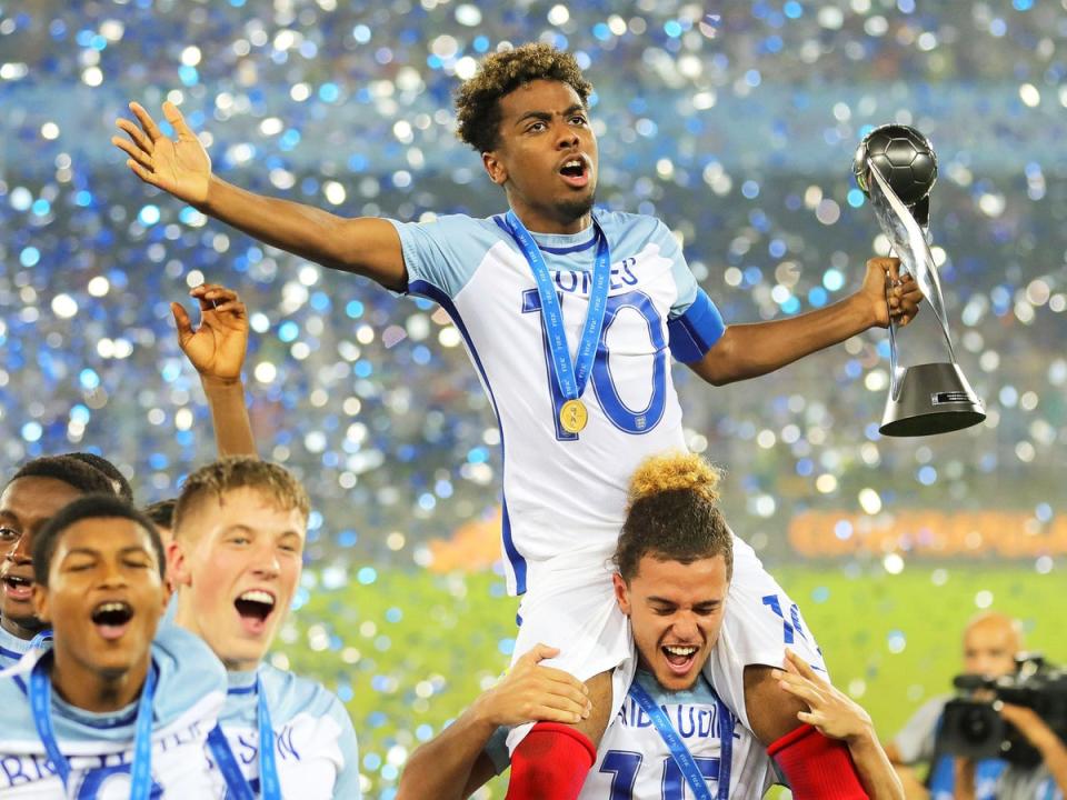 England won the U-17s World Cup in 2017   (EPA)