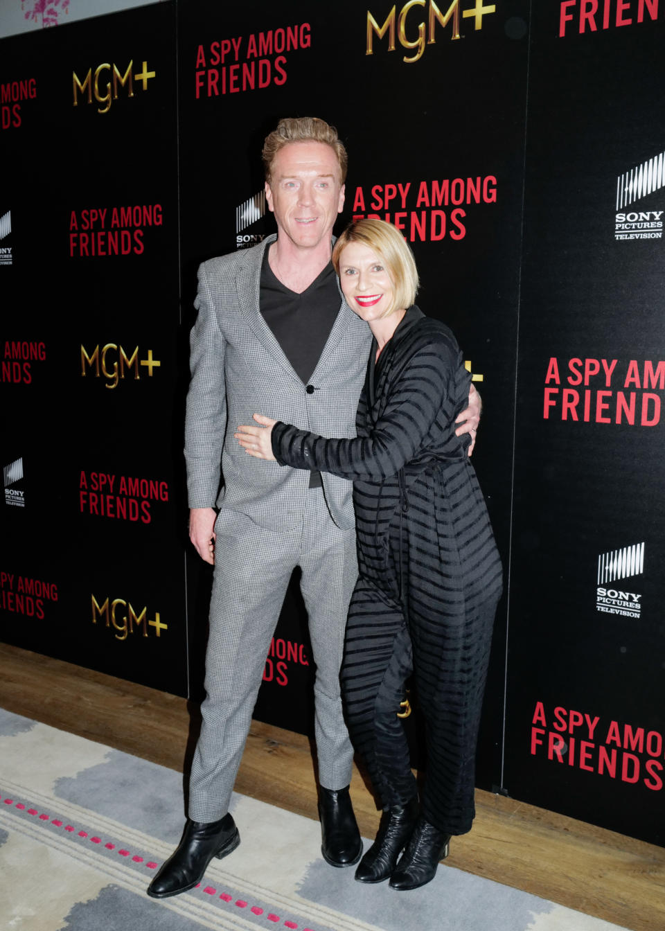 Damien Lewis and Claire Danes