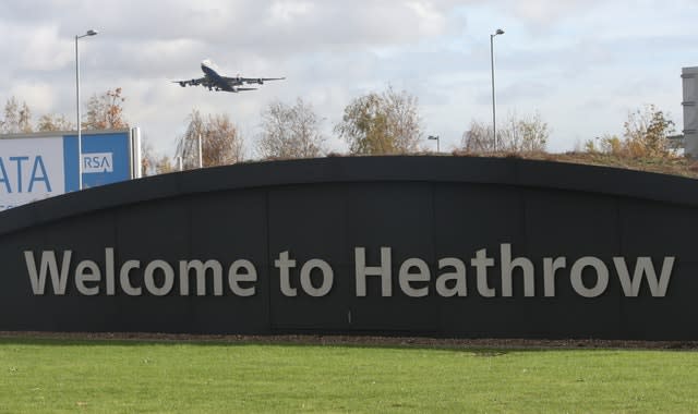 The future of Heathrow expansion is in doubt following the court ruling (Steve Parsons/PA)