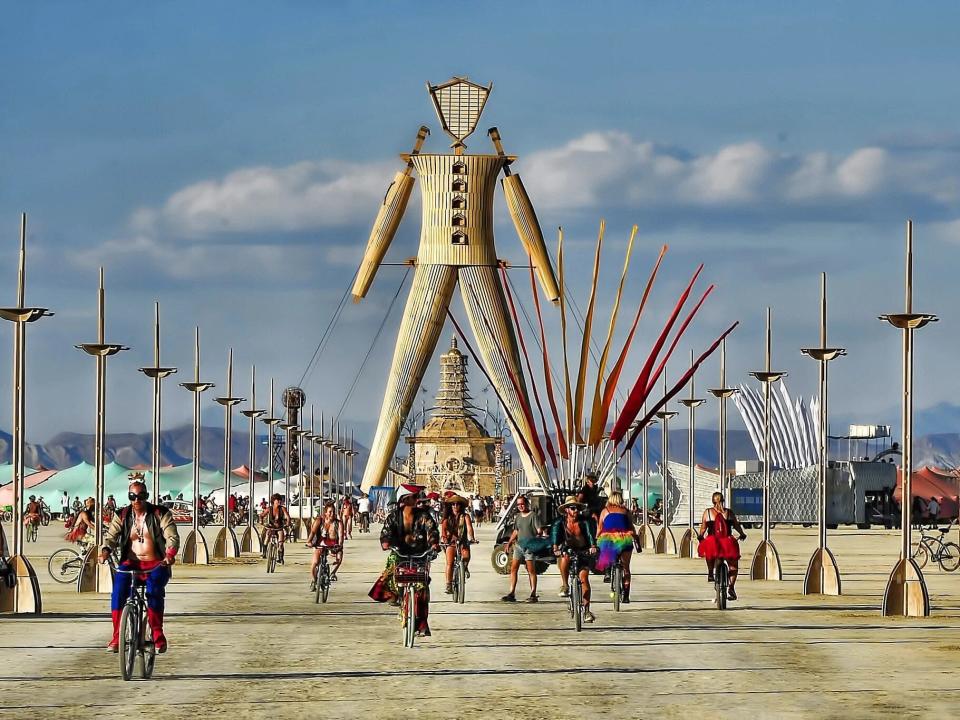 Social media users are already poking fun at the Burning Man 2023