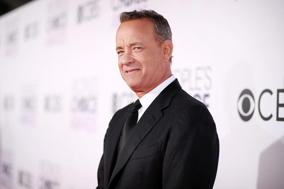 Tom Hanks smiling