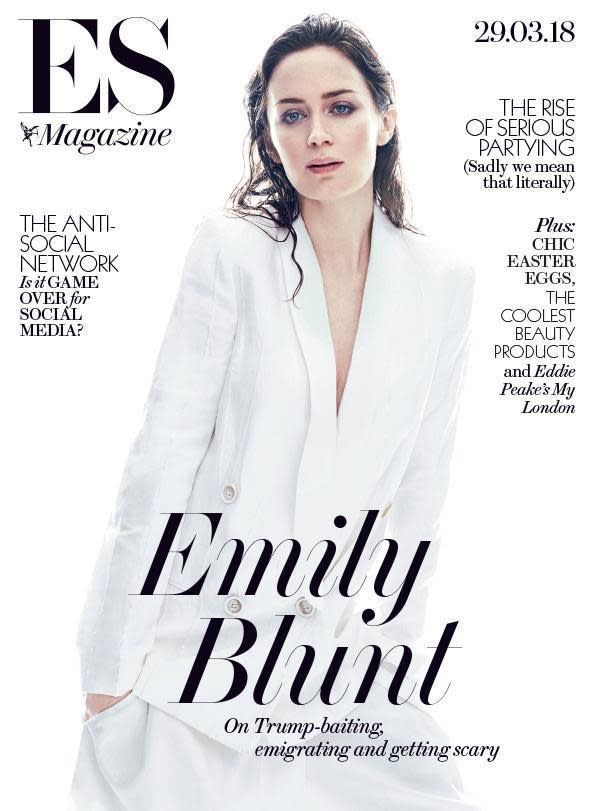 Cover star: Emily Blunt for ES Magazine Emily Blunt x ES Magazine ()