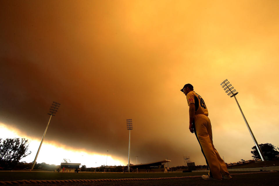 A general view of play during the Ryobi Cup cricket match between the South Australian Redbacks and the Western Australia Warriors at Drummoyne Oval on October 17, 2013 in Sydney, Australia.   (Photo by Mark Metcalfe/Getty Images)