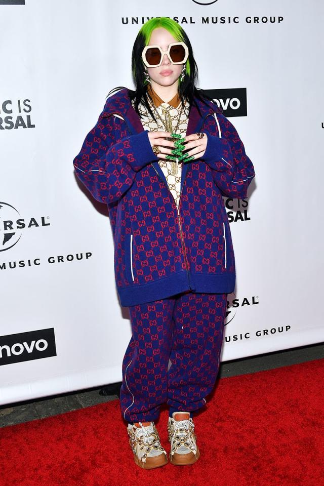 Billie Eilish is giving Avril Lavigne sk8er boi vibes in a tie and baggy  jeans