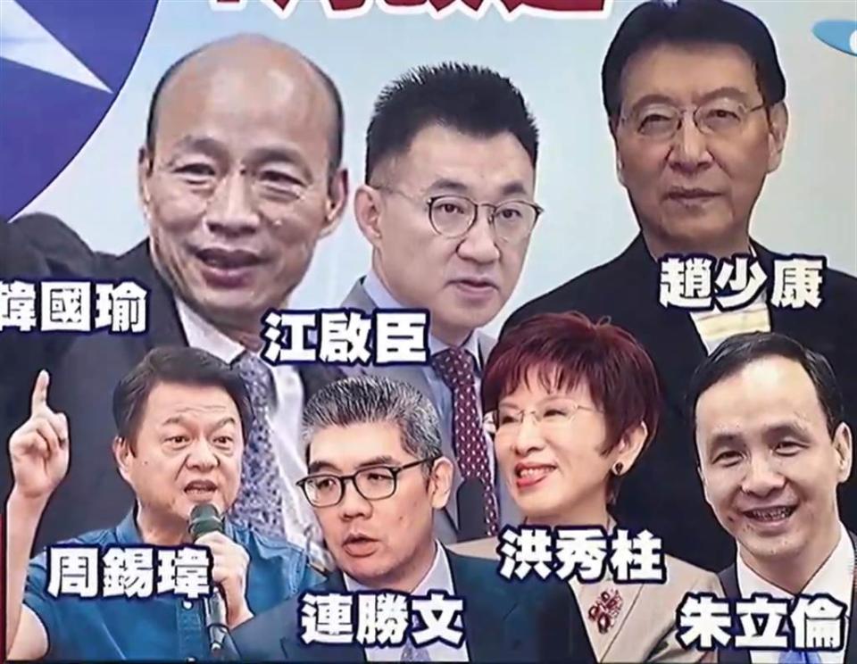 國民黨主席可能參選人(見圖)。(圖/本報資料照)
