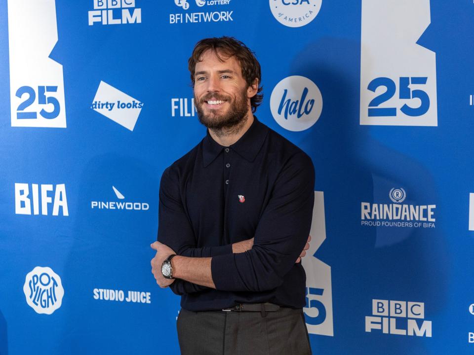 Sam Claflin at Everyman Broadgate on November 4, 2022 in London, England