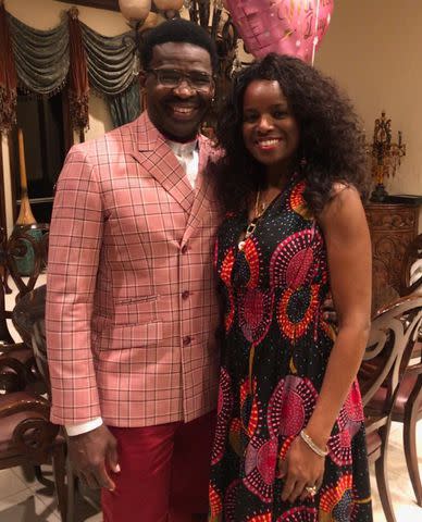 <p>Michael Irvin/Instagram</p> Michael Irvin and his wife Sandy pose for a photo on Instagram
