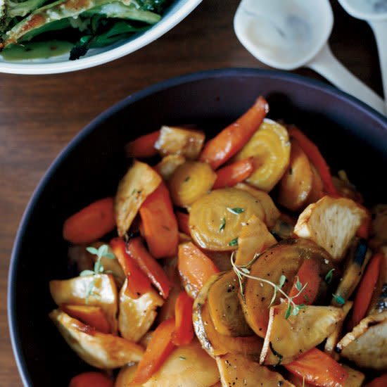 Honey-Glazed Roasted  Root Vegetables