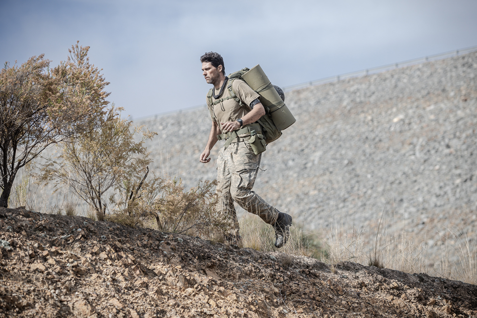 Mark Philippoussis walking on SAS Australia.