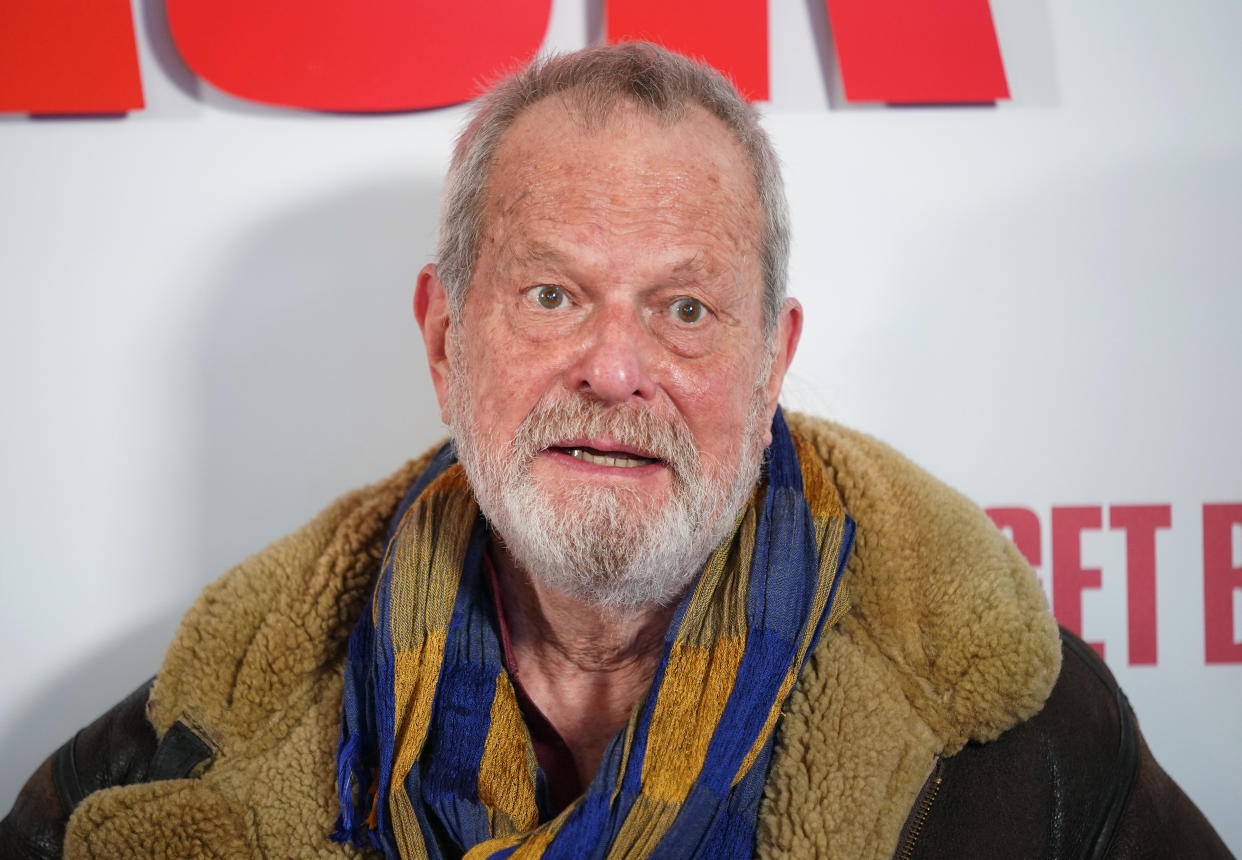 Terry Gilliam attending a VIP screening of The Beatles: Get Back at Cineworld Leicester Square in London. Picture date: Tuesday November 16, 2021.