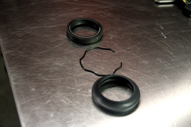 New seals, snap rings and dust seals.