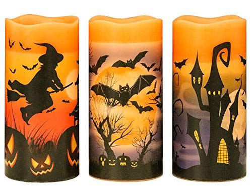 Flameless Halloween Candles