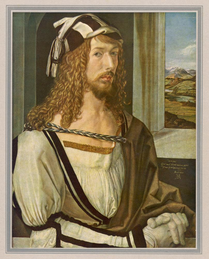 Dürer’s 1498 self-portrait: ‘a stranger on a train’