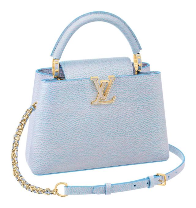 Louis Vuitton Iridescent Pink Python Mini Capucines