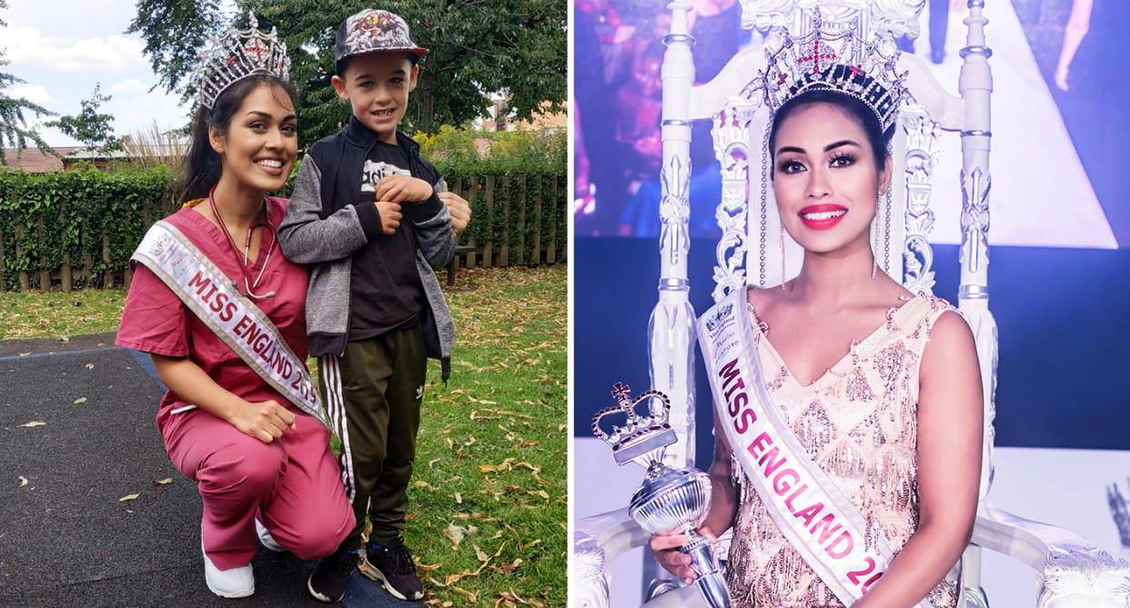 Bhasha Mukherjee says she wants to use her beauty for good. [Photo courtesy of www.missengland.info]