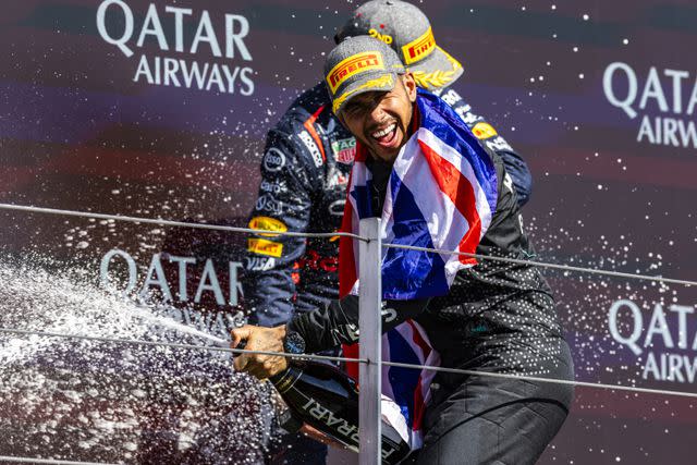 <p>Alessio Morgese/NurPhoto via Getty</p> Lewis Hamilton