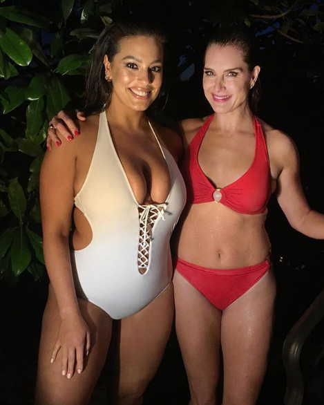 Brooke is starring in the body positive campaign alongside other women including model Ashley. Photo: Instagram/ashleygraham