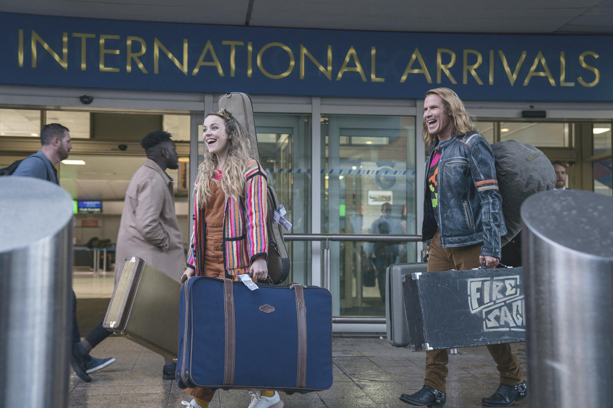 Rachel McAdams and Will Ferrell star in "Eurovision Song Contest," which is now the most popular offering on Netflix.  (Photo: Aidan Monaghan/Netflix)