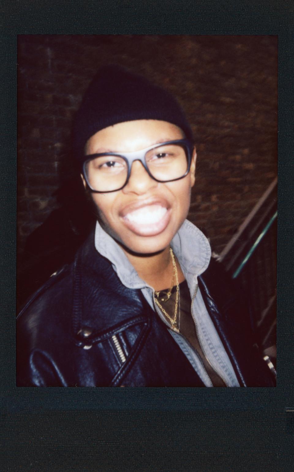 A polaroid of Skunk Anansie.