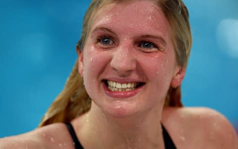 Rebecca Adlington in the pool in 2008 at the Beijing Olympic Games - Credit: Vladimir Rys/Bongarts