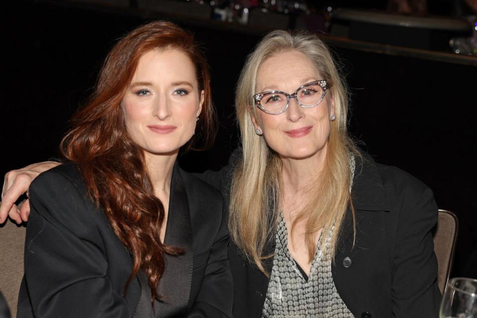 PHOTO: Grace Gummer and Meryl Streep attend the Pre-GRAMMY Gala & GRAMMY Salute to Industry Icons Honoring Jon Platt in Los Angeles, Feb. 03, 2024. (Johnny Nunez/Getty Images)