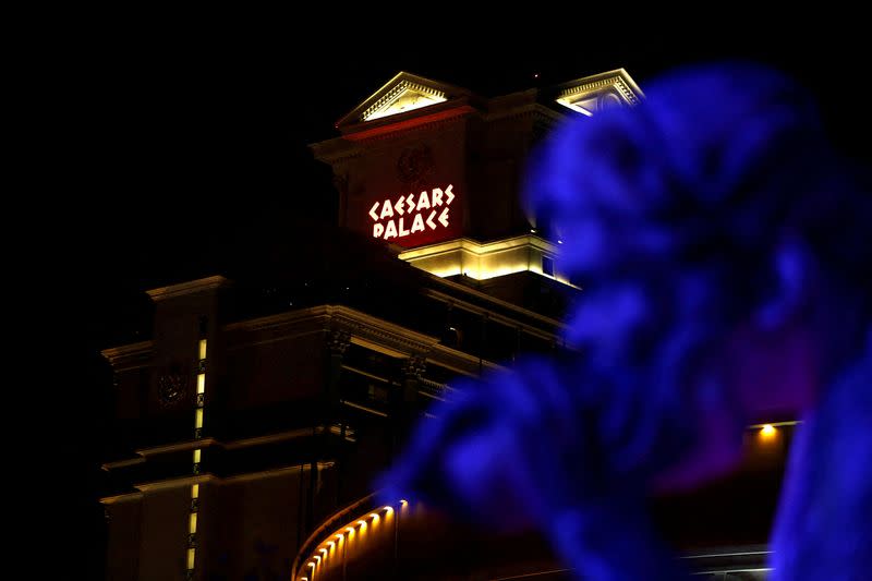 FILE PHOTO: Caesars Palace Las Vegas Hotel and Casino is seen on the Las Vegas Strip in Las Vegas