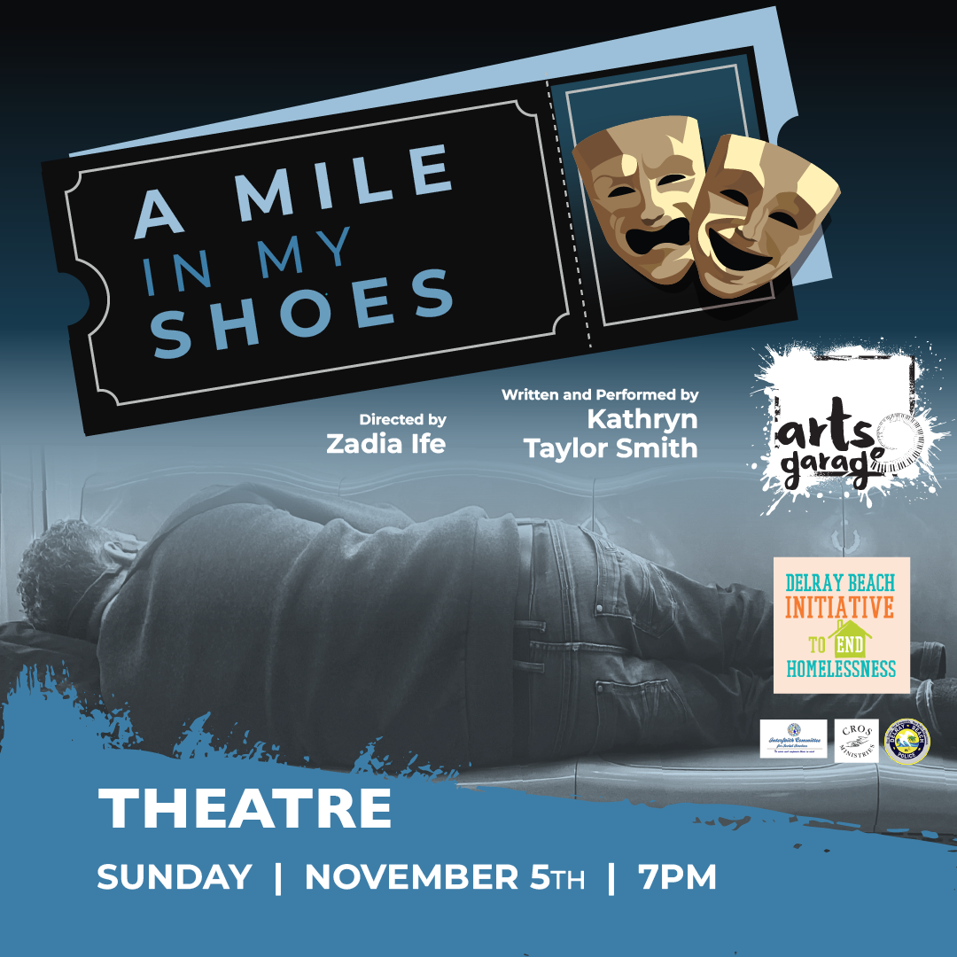 'A Mile in My Shoes' will debut at the Arts Garage in Delray Beach on Sunday, Nov. 5 at 7 p.m.