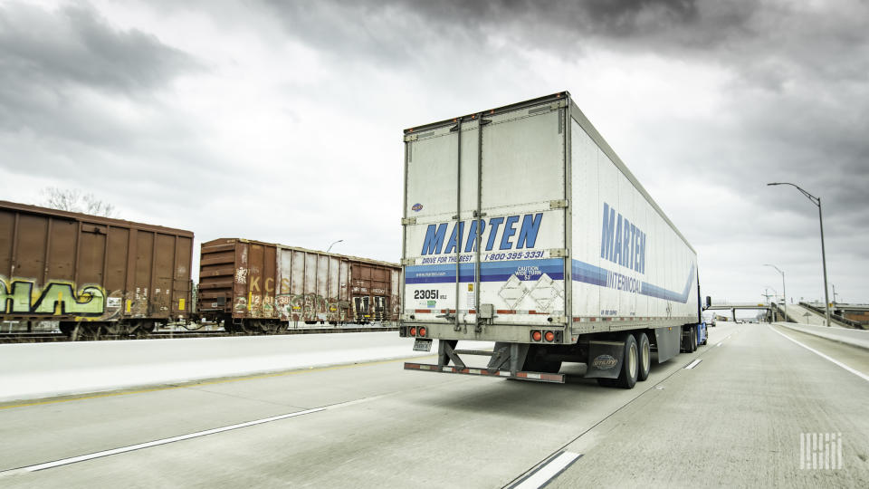 Marten showed a big drop in financial performance from a year ago but signs of stability from Q1. (Photo: Jim Allen/FreightWaves)