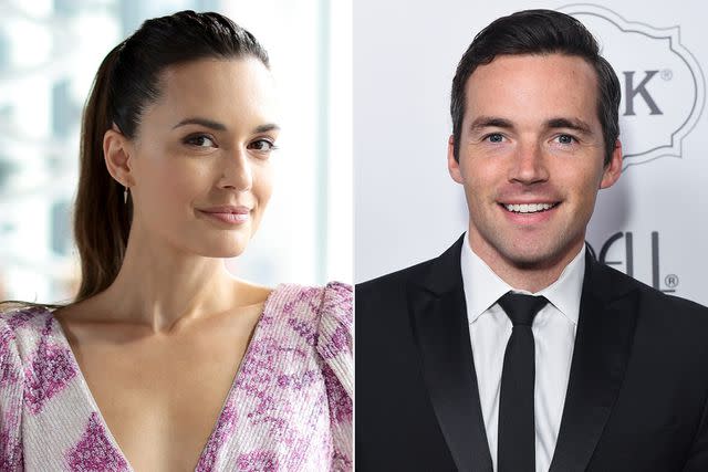 <p>Dimitrios Kambouris/Getty;Presley Ann/Getty </p> Torrey DeVitto and Ian Harding